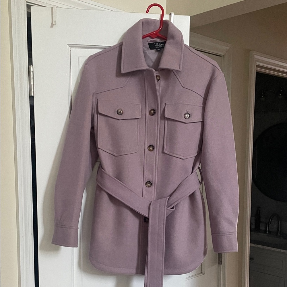 CoffeeShop Lavender Utility Jacket.